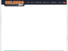 Tablet Screenshot of orlandotransfer.net